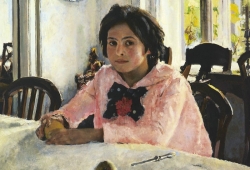 Популярная картина «Девочка с персиками»: краткое описание