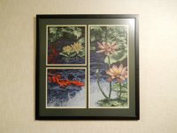 Триптих Цветы лотоса